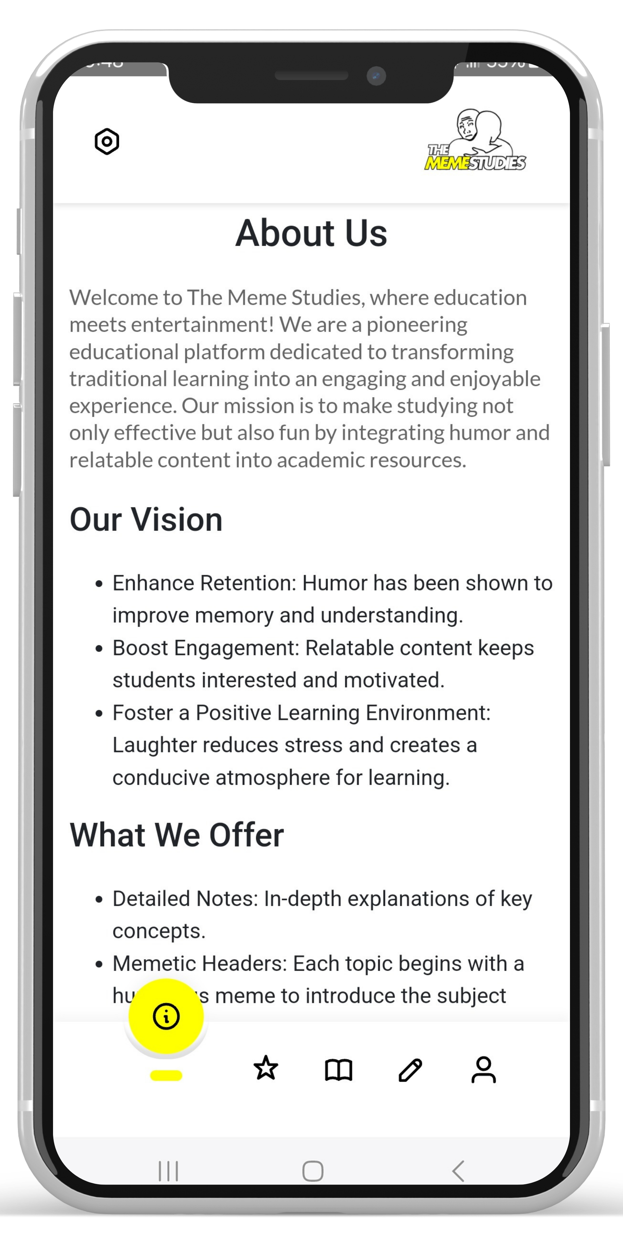 The Meme Studies App Banner